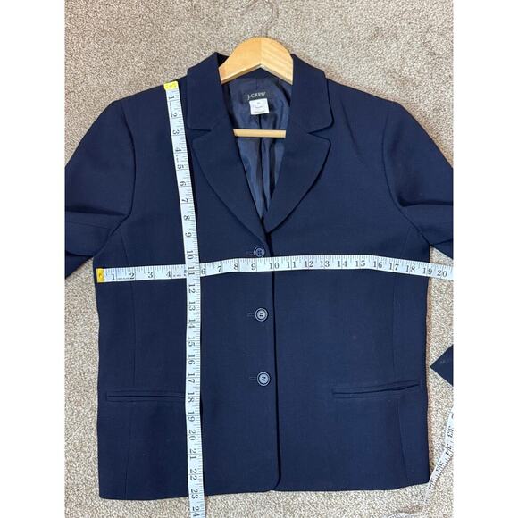 J. Crew 100% Wool Navy Schoolboy Blazer size 10 Made in Japan Academia Luxury - Picture 4 of 6